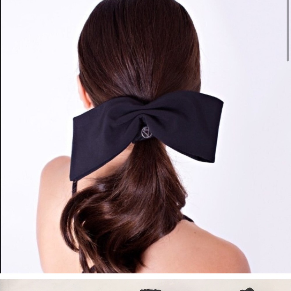 Ivivva by Lululemon Black Bow-Tiful Headband - black - NWOT